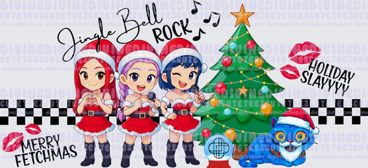 Jingle Bell Rock 16oz Libby Wrap