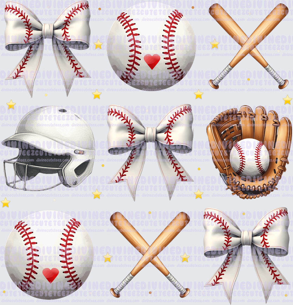 Baseball Collage – Divine CuteTeez