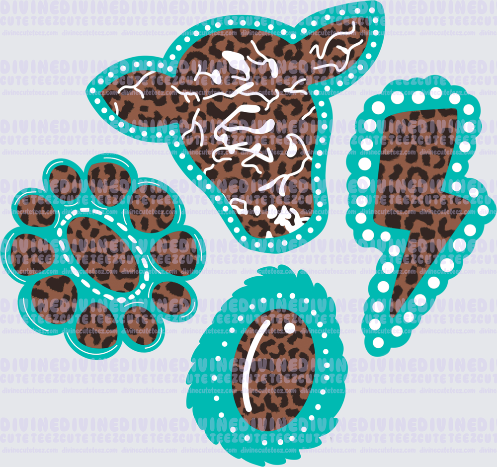 Turquoise Cheetah