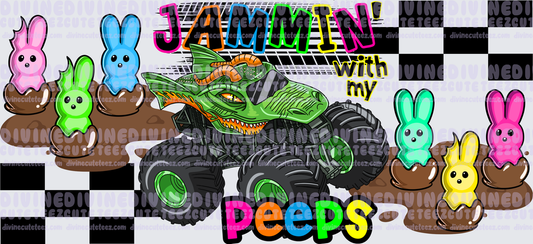 Dragon Jammin With My Peeps 16oz Libby Wrap
